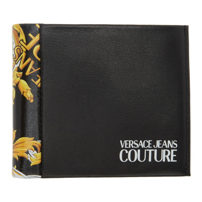Photo: Versace Jeans Couture Black Barocco Bifold Wallet