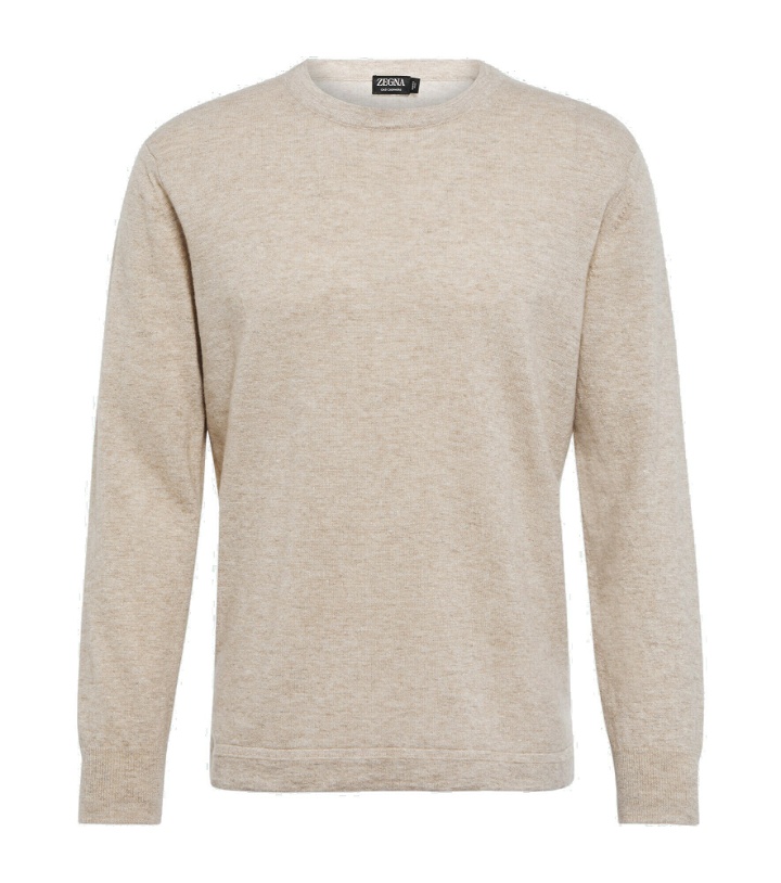 Photo: Zegna - Oasi mélange cashmere and linen sweater