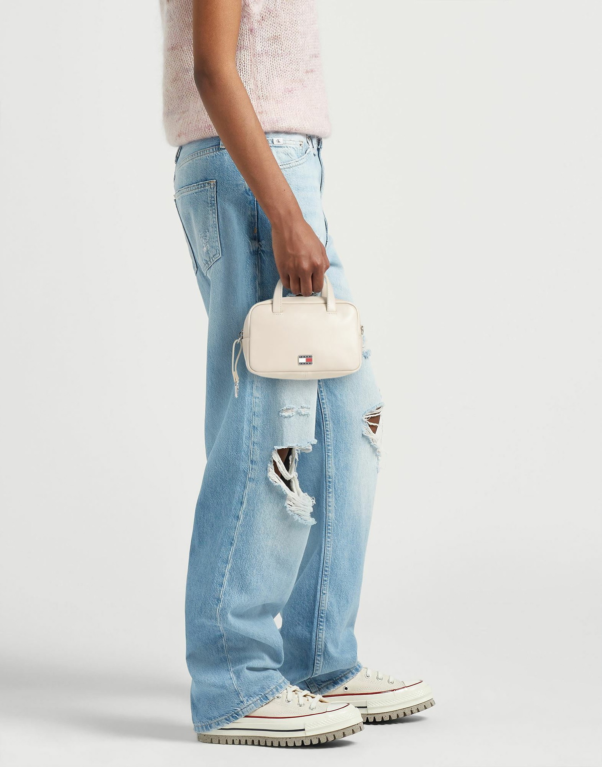 Tommy Jeans Womens Handbag in Beige