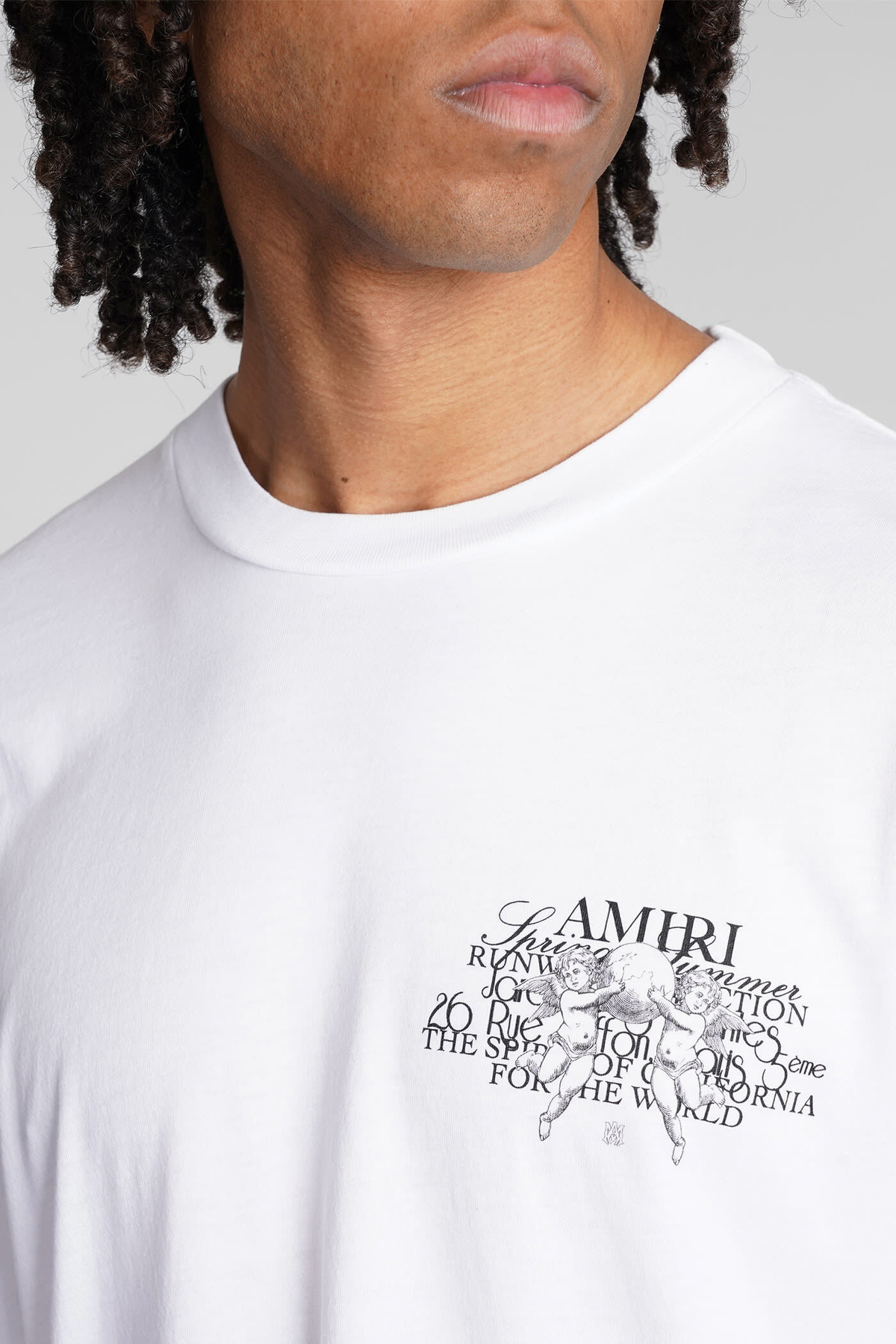 AMIRI T-shirt In White Cotton Amiri