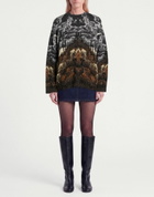 Laneus Womens Sweater in Grey