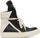 Rick Owens Black Porterville Geobasket Sneakers