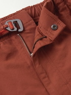 Nike - ACG Snowgrass Straight-Leg Mesh-Trimmed Belted Nylon Shorts - Red