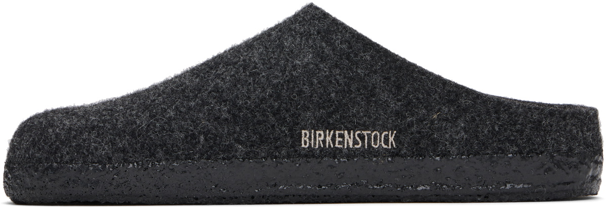 Birkenstock Gray Narrow Zermatt Slippers
