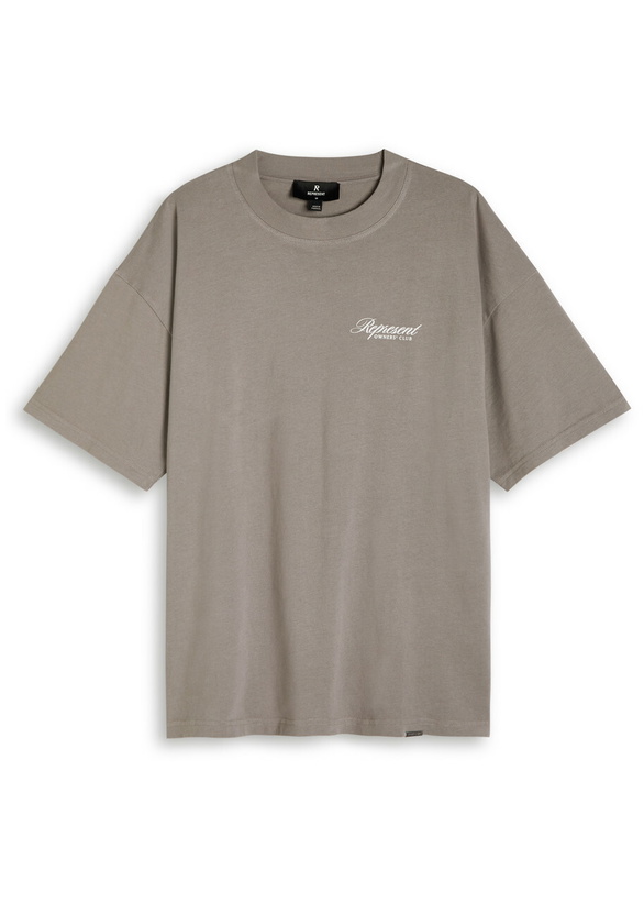 Photo: Represent Owners' Club Printed Cotton T-shirt Grey