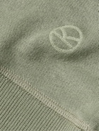 Kingsman - Logo-Embroidered Cotton and Cashmere-Blend Jersey Sweatshirt - Green