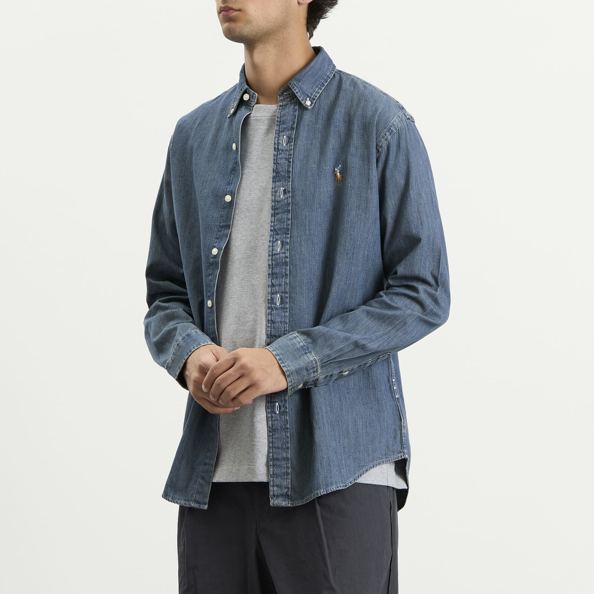 Polo Ralph Lauren Men's Button Down Shirt in Denim