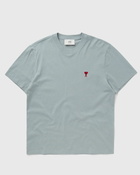 Ami Paris Tshirt Ami De Coeur Rouge Blue - Mens - Shortsleeves