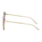 Gucci Gold and Multicolor GG0802S Sunglasses