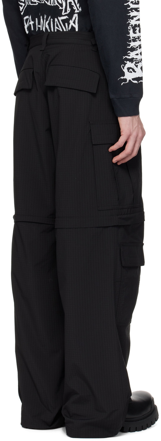 Balenciaga Black Unity Sports Icon Cargo Pants Balenciaga