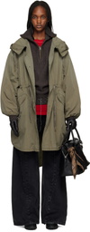 Maison Margiela Khaki Hooded Parka