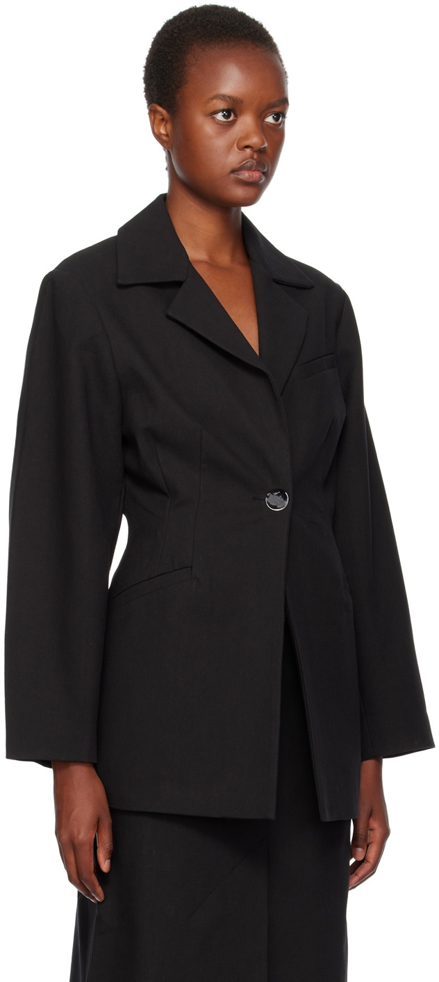 Ganni on sale wool blazer