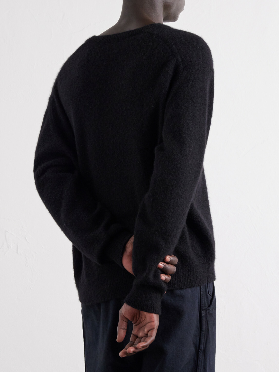 A.PRESSE - Cashmere Sweater - Black
