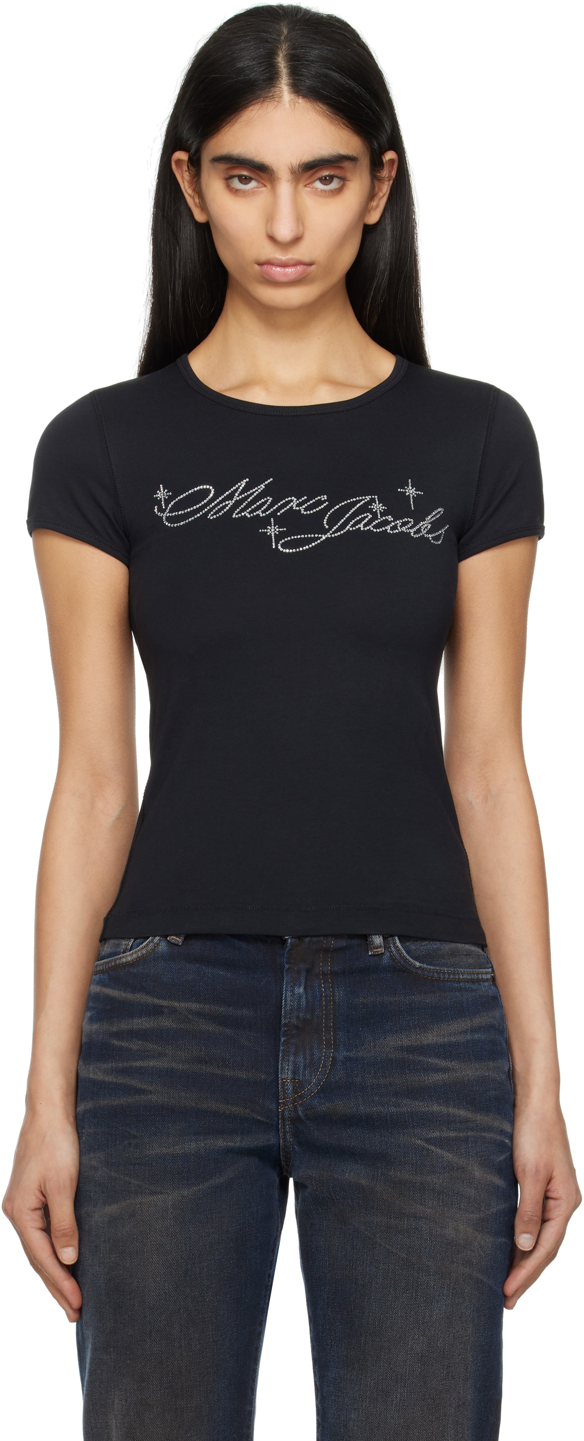 Marc Jacobs Black 'The Big T-Shirt' T-Shirt Marc Jacobs