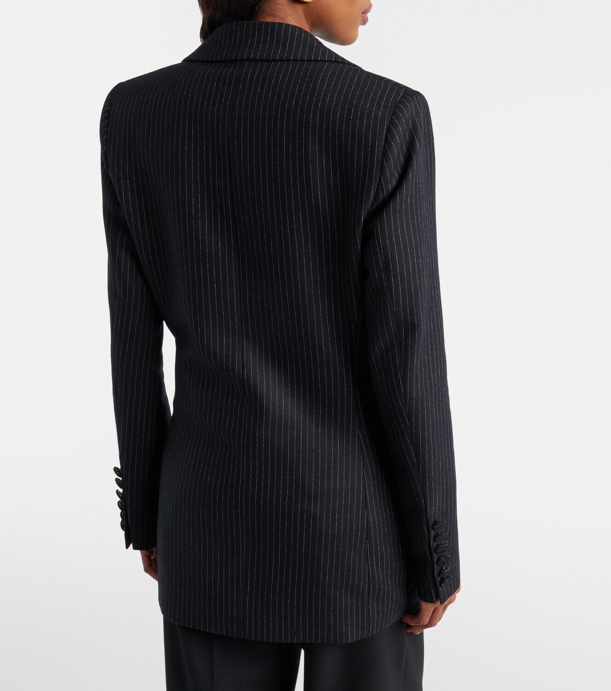 Nina Ricci Pinstripe wool-blend blazer