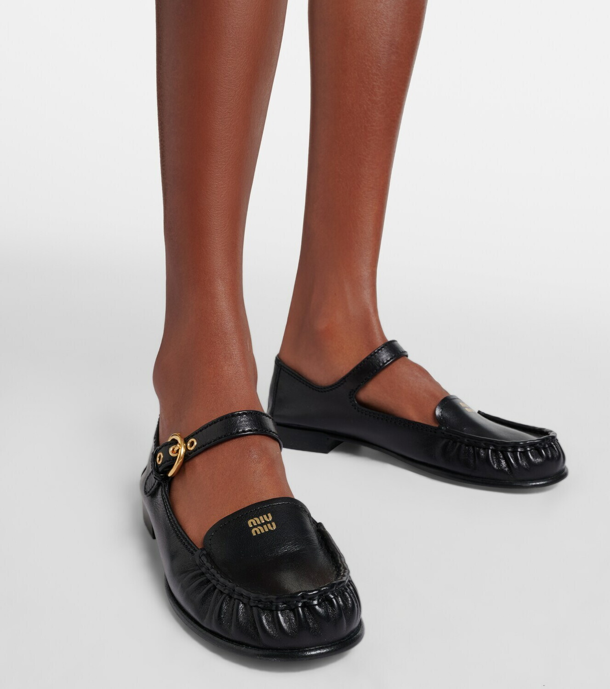 Miu Miu Leather loafers