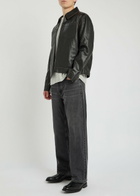 Oliver Spencer Leather Jacket Black