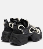 Noir Kei Ninomiya x Reebok embellished platform sneakers