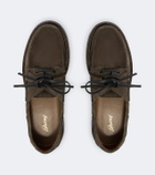 Brioni Suede boat shoes
