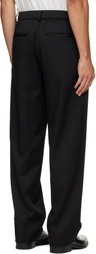 Solid Homme Black Twill Trousers