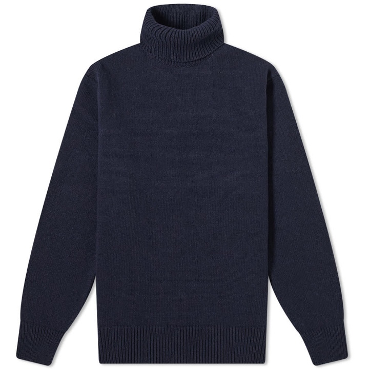 Photo: Universal Works Recycled Wool Roll Neck Knit