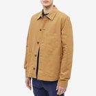 A.P.C. Men's Chico Logo Chore Jacket in Caramel