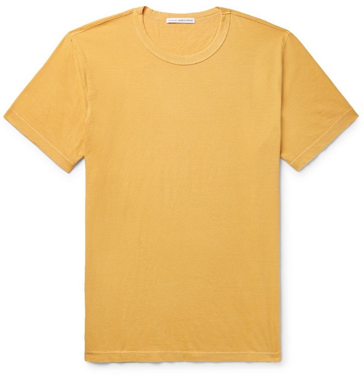 Photo: James Perse - Slim-Fit Cotton-Jersey T-Shirt - Marigold