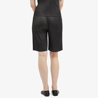 Pleats Please Issey Miyake Women's Pleats Shorts in Black