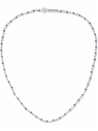 Pearls Before Swine - Taeus Silver Sapphire Necklace