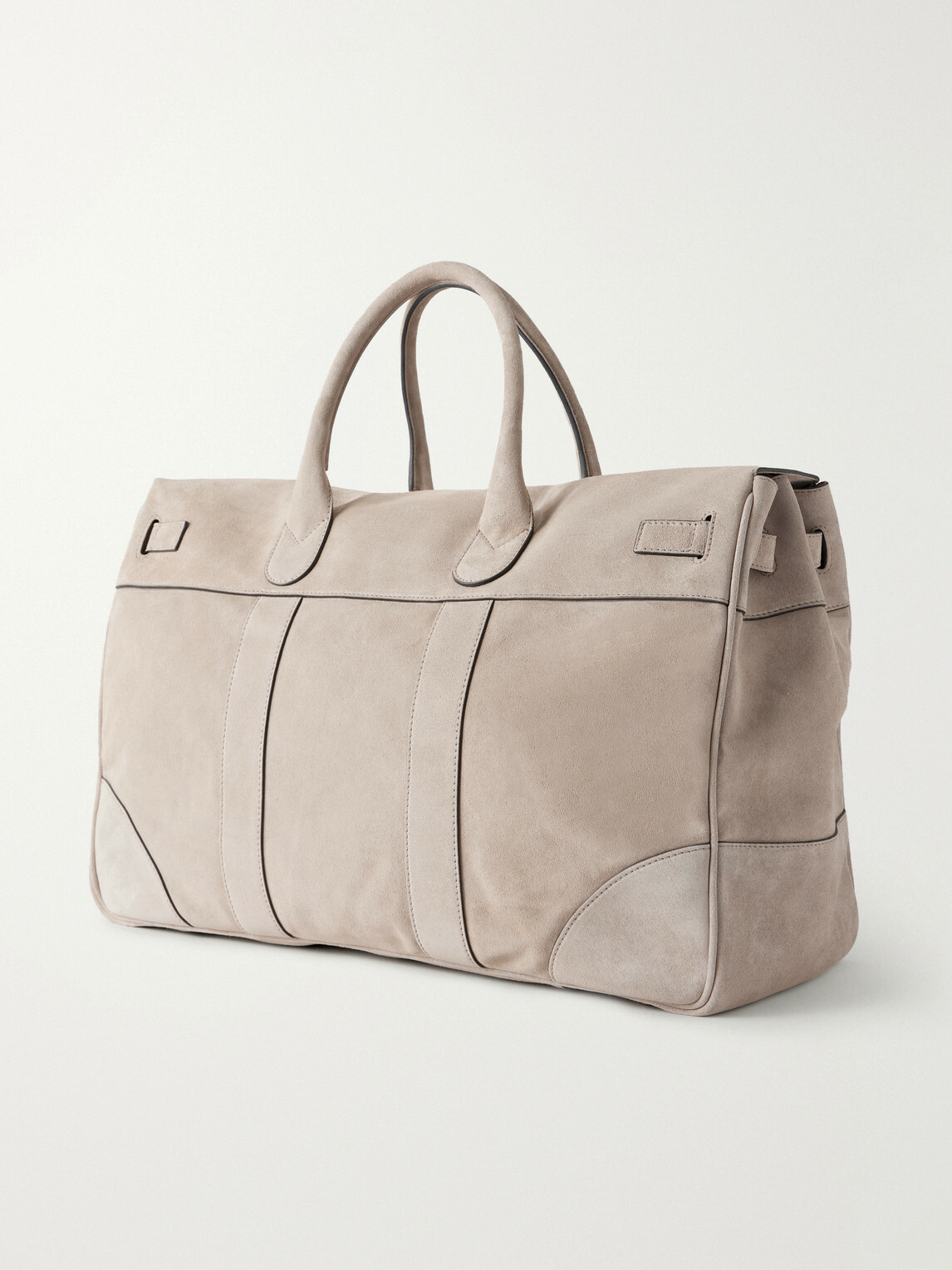Brunello Cucinelli - Country Suede Weekend Bag - Neutrals