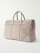 Brunello Cucinelli - Country Suede Weekend Bag - Neutrals