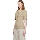 LEMAIRE Beige Fitted Henley