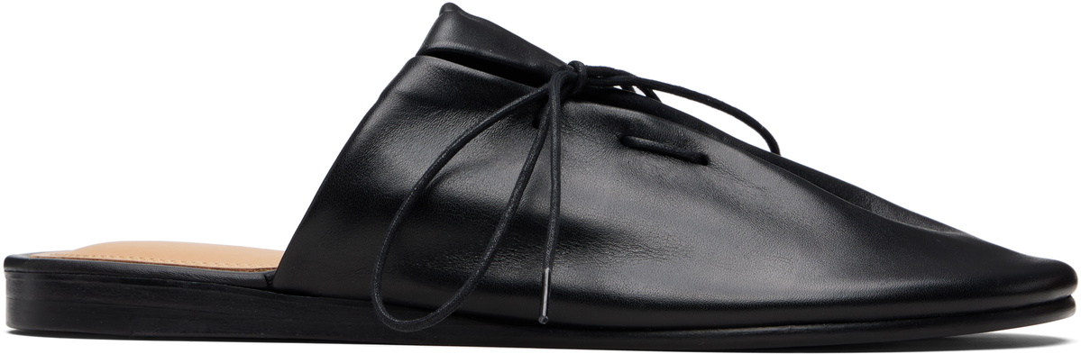POST ARCHIVE FACTION (PAF) Black Drifter Slip-on Loafers