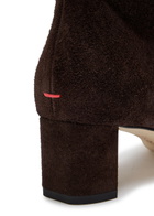 Aeyde Millie 50 Suede Ankle Boots Brown
