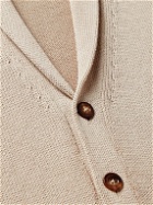 Boglioli - Shawl-Collar Cotton Cardigan - Neutrals