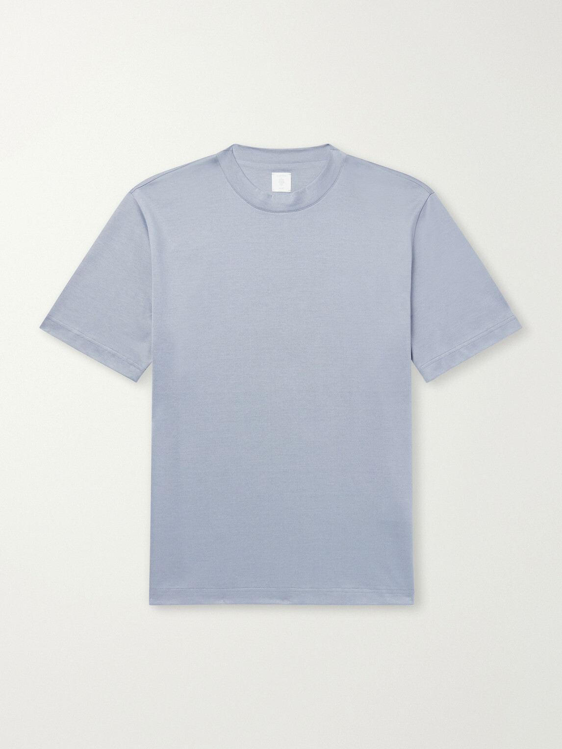 Eleventy - Cotton-Jersey T-Shirt - Blue
