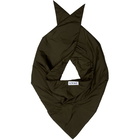 Loewe Green Padded Triangle Scarf