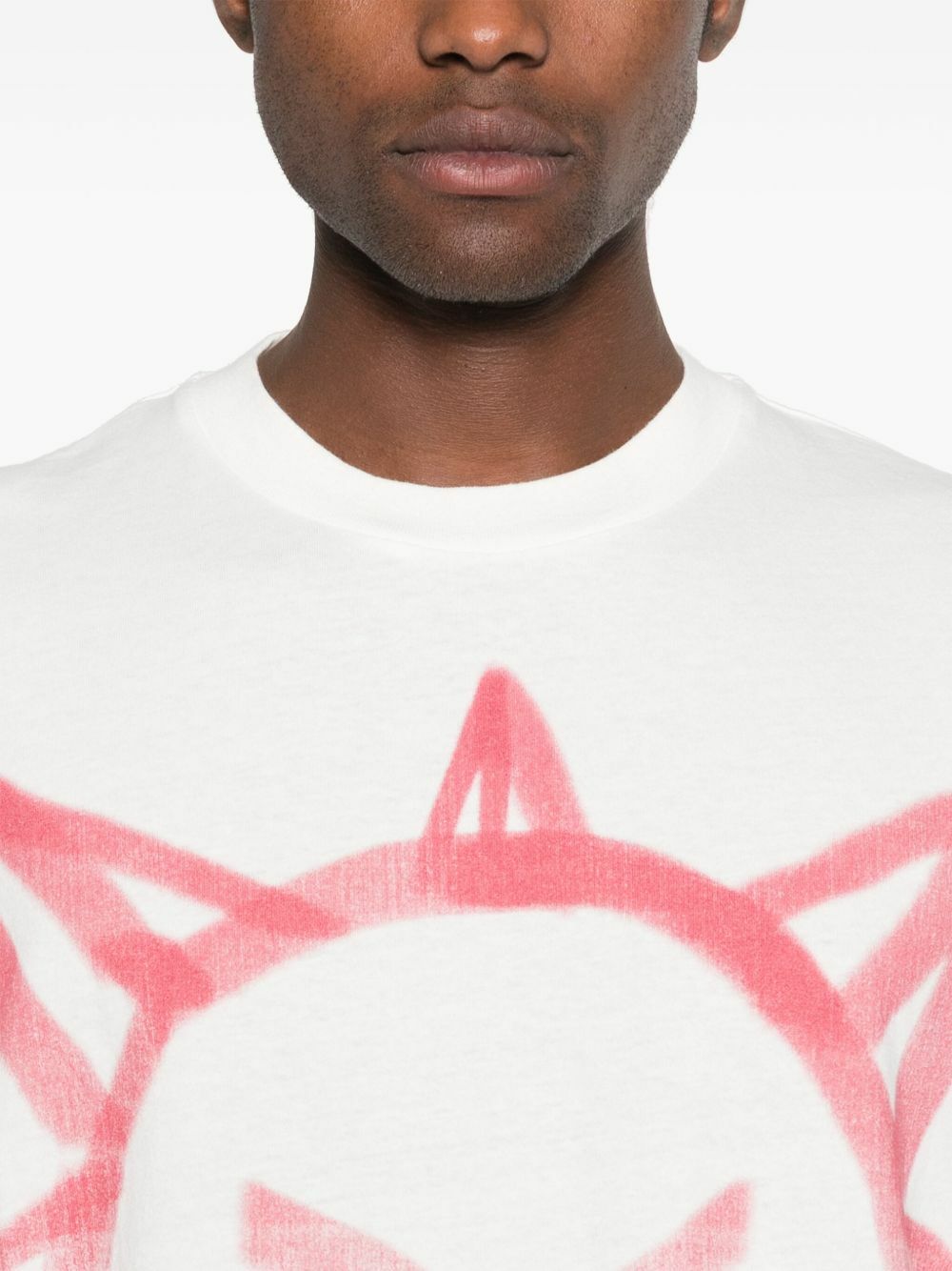OUR LEGACY White Squinting Sun T-Shirt Our Legacy