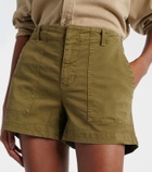 Nili Lotan Cotton twill shorts