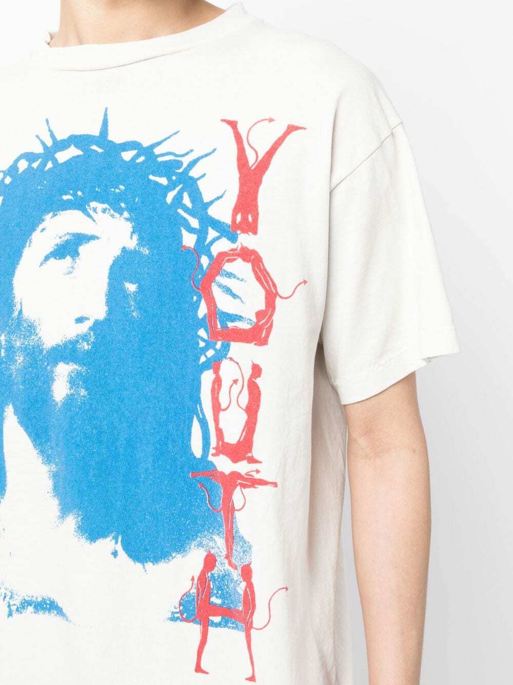 SAINT MXXXXXX - Saint Youth Printed Cotton T-shirt SAINT Mxxxxxx