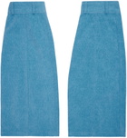 Marshall Columbia Blue Denim Leg Warmers