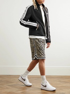 Palm Angels - Logo-Print Striped Padded Shell Track Jacket - Black