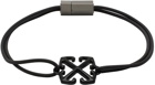Off-White Black Arrow Rubber Bracelet