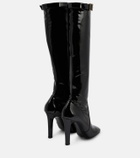 Saint Laurent - Elle 105 embellished knee-high boots