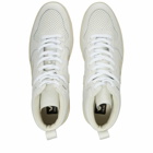 Veja Men's V-15 High Top Sneakers in Extra White/Natural