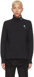 Raf Simons Black Fred Perry Edition Laurel Wreath Detail Turtleneck