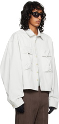 Tondolo Gray Embroidery Overshirt