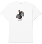 FLAGSTUFF - Noko Printed Cotton-Jersey T-Shirt - White