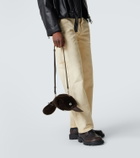 Loewe Platypus shearling crossbody bag