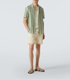 Orlebar Brown Hibbert striped bowling shirt